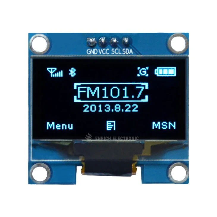 1.3 Oled 128x64 I2C tengi OLED skjár