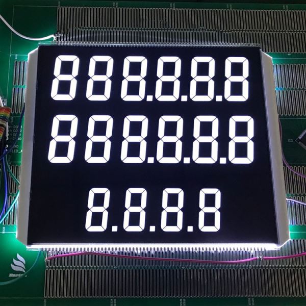 High Contrast Segment LCD fyrir eldsneyti skammtari