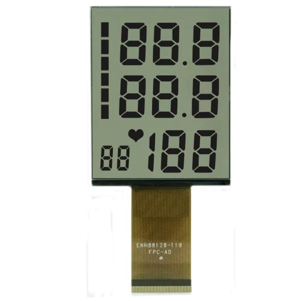 Sveigjanlegur TN jákvæður 7 LCD skjá hluti