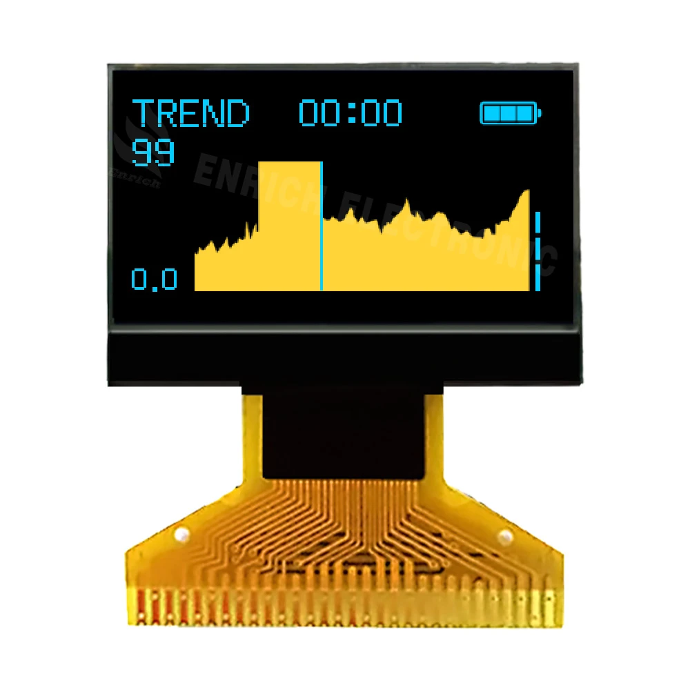0,96 tommu OLED skjár